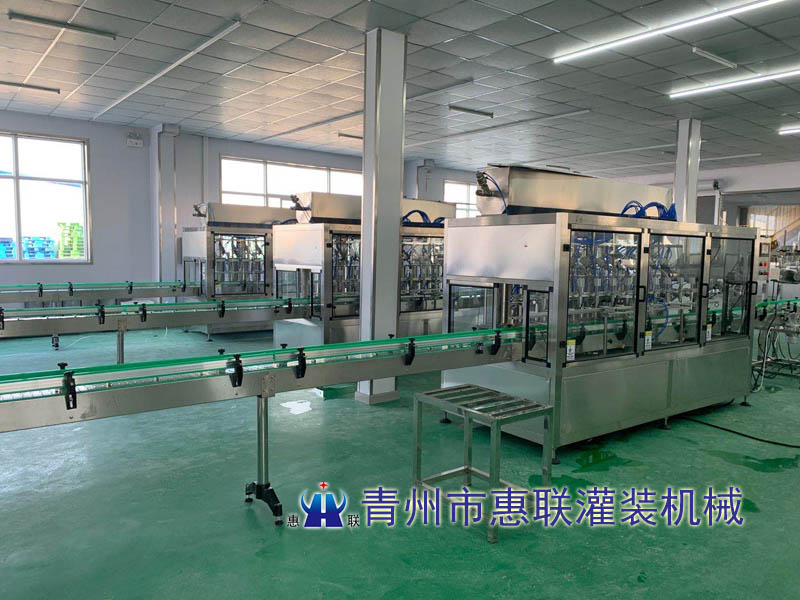 全自动消毒液灌装机生产线 全自动消毒液灌装机生产线