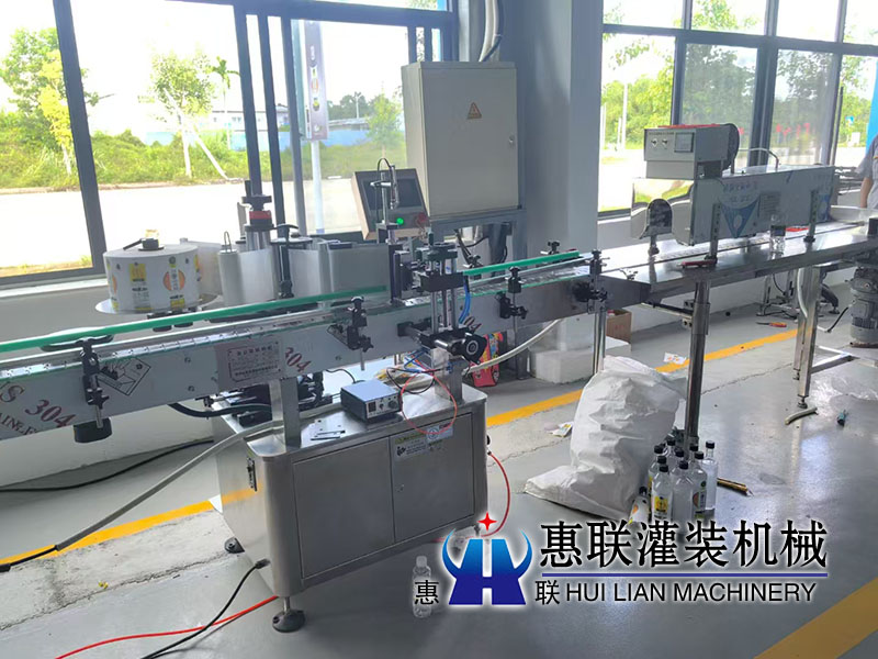 琼中白酒灌装生产线调试完成